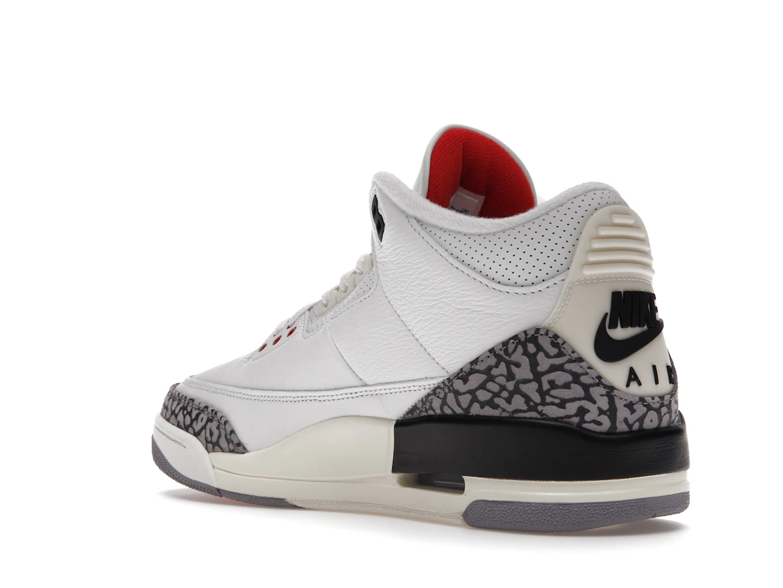 Vue 24 de Jordan 3 Retro White Cement Reimagined