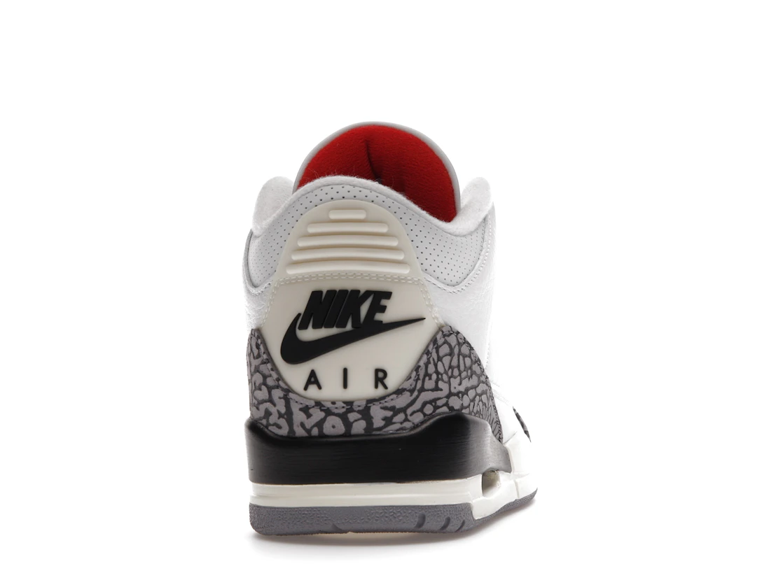 Vue 29 de Jordan 3 Retro White Cement Reimagined