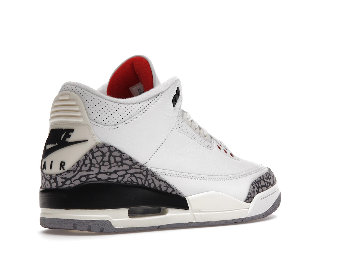 Vue 33 de Jordan 3 Retro White Cement Reimagined
