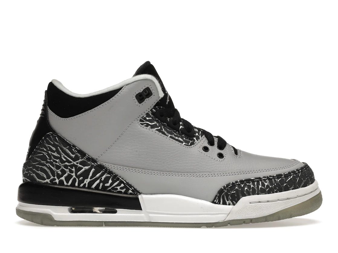 Vue 1 de Jordan 3 Retro Wolf Grey (GS)