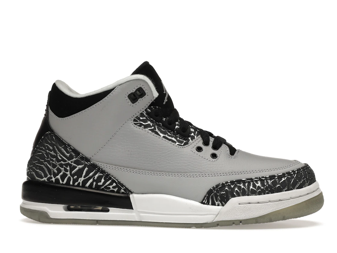 Vue 2 de Jordan 3 Retro Wolf Grey (GS)