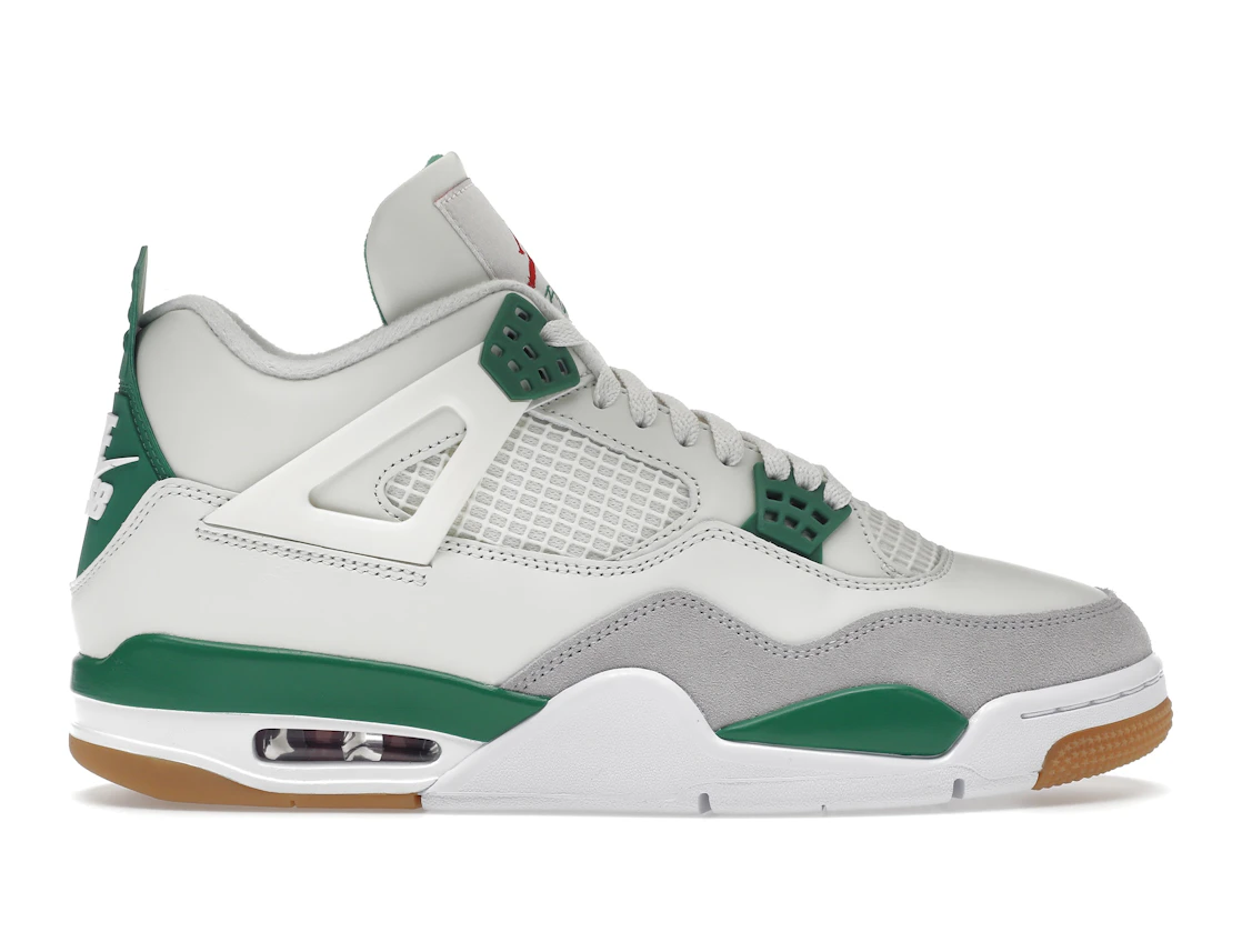 Vue 1 de Jordan 4 Retro SB Pine Green