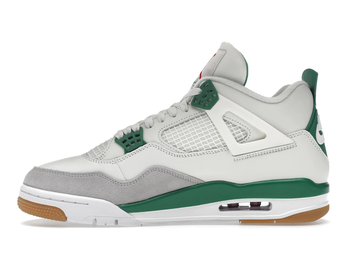 Vue 19 de Jordan 4 Retro SB Pine Green