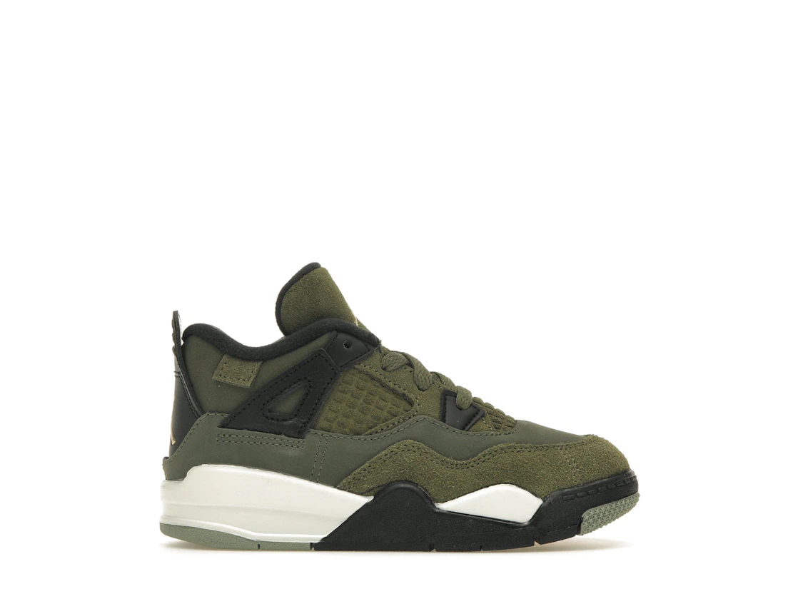 Vue 1 de Jordan 4 Retro SE Craft Medium Olive (TD)