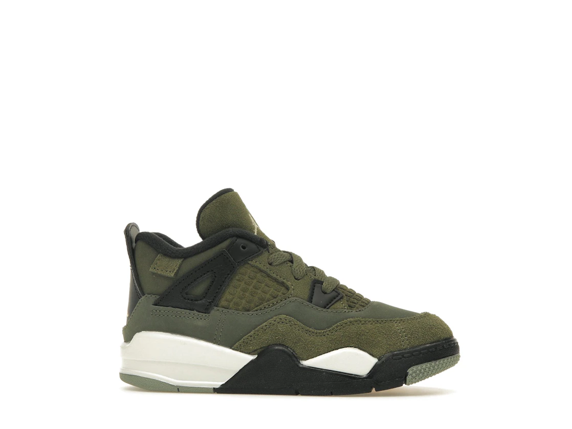 Vue 2 de Jordan 4 Retro SE Craft Medium Olive (TD)