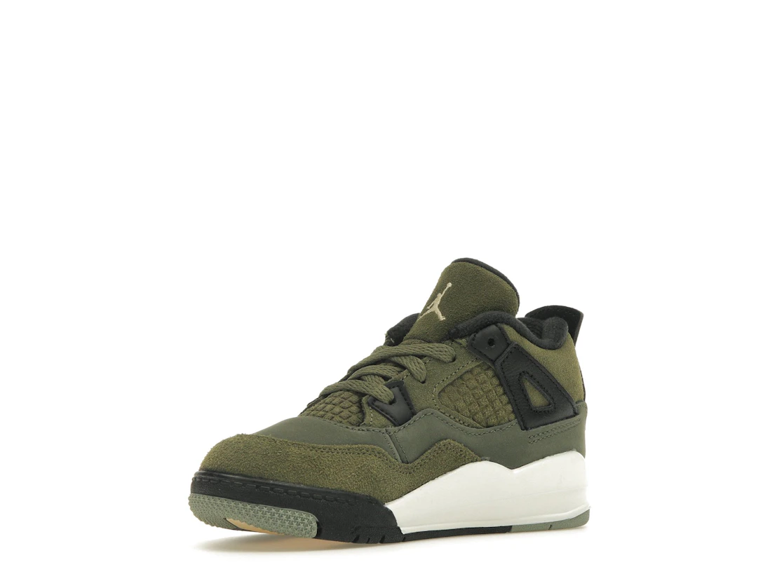 Vue 15 de Jordan 4 Retro SE Craft Medium Olive (TD)