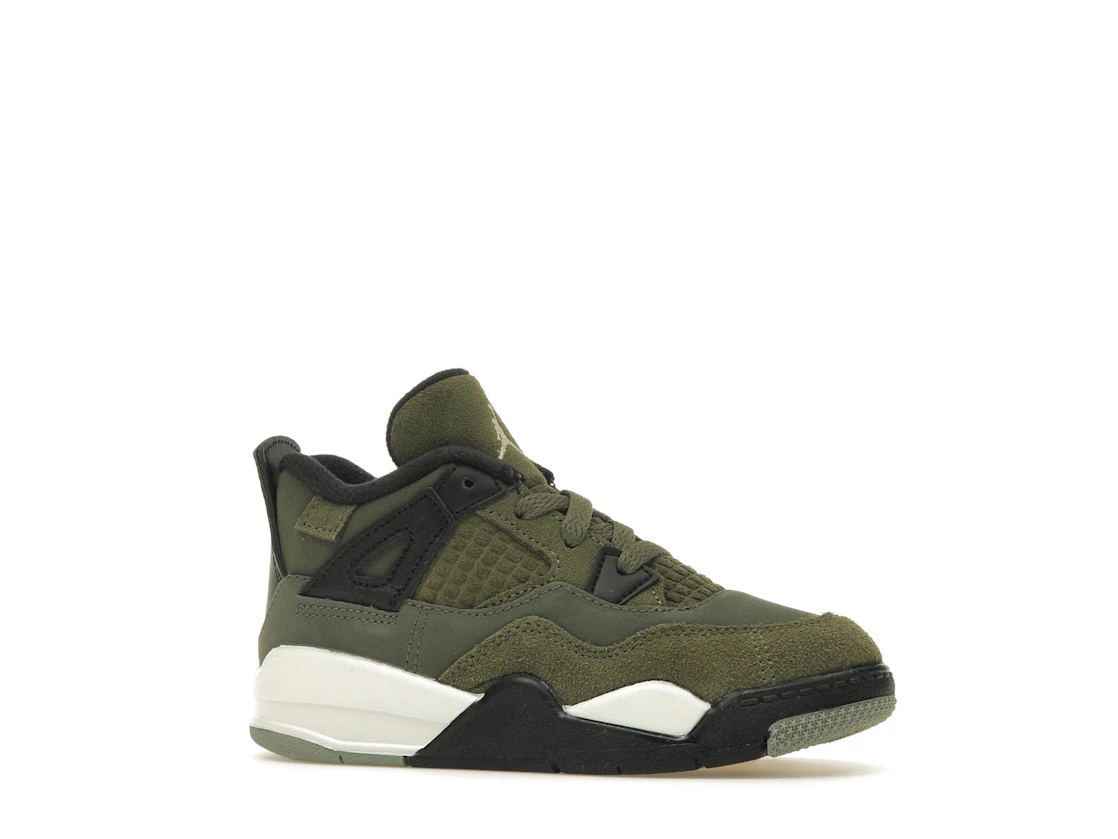Vue 3 de Jordan 4 Retro SE Craft Medium Olive (TD)