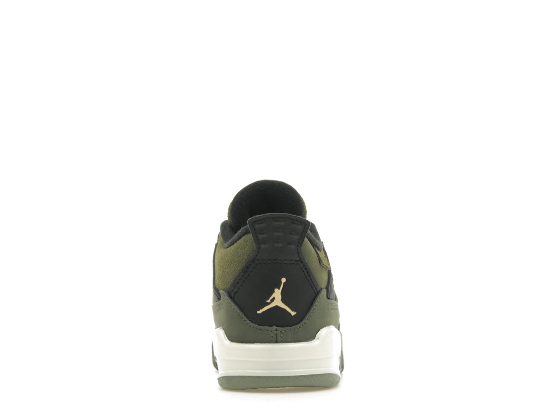 Vue 28 de Jordan 4 Retro SE Craft Medium Olive (TD)