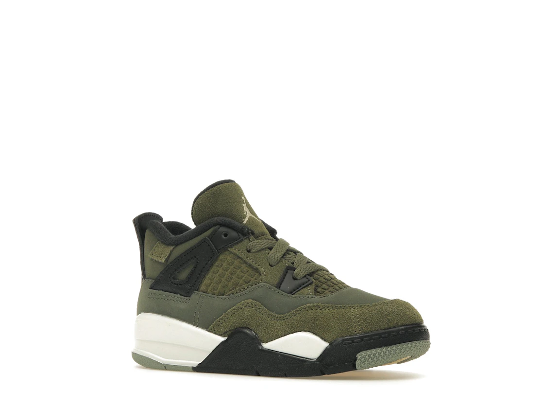 Vue 4 de Jordan 4 Retro SE Craft Medium Olive (TD)