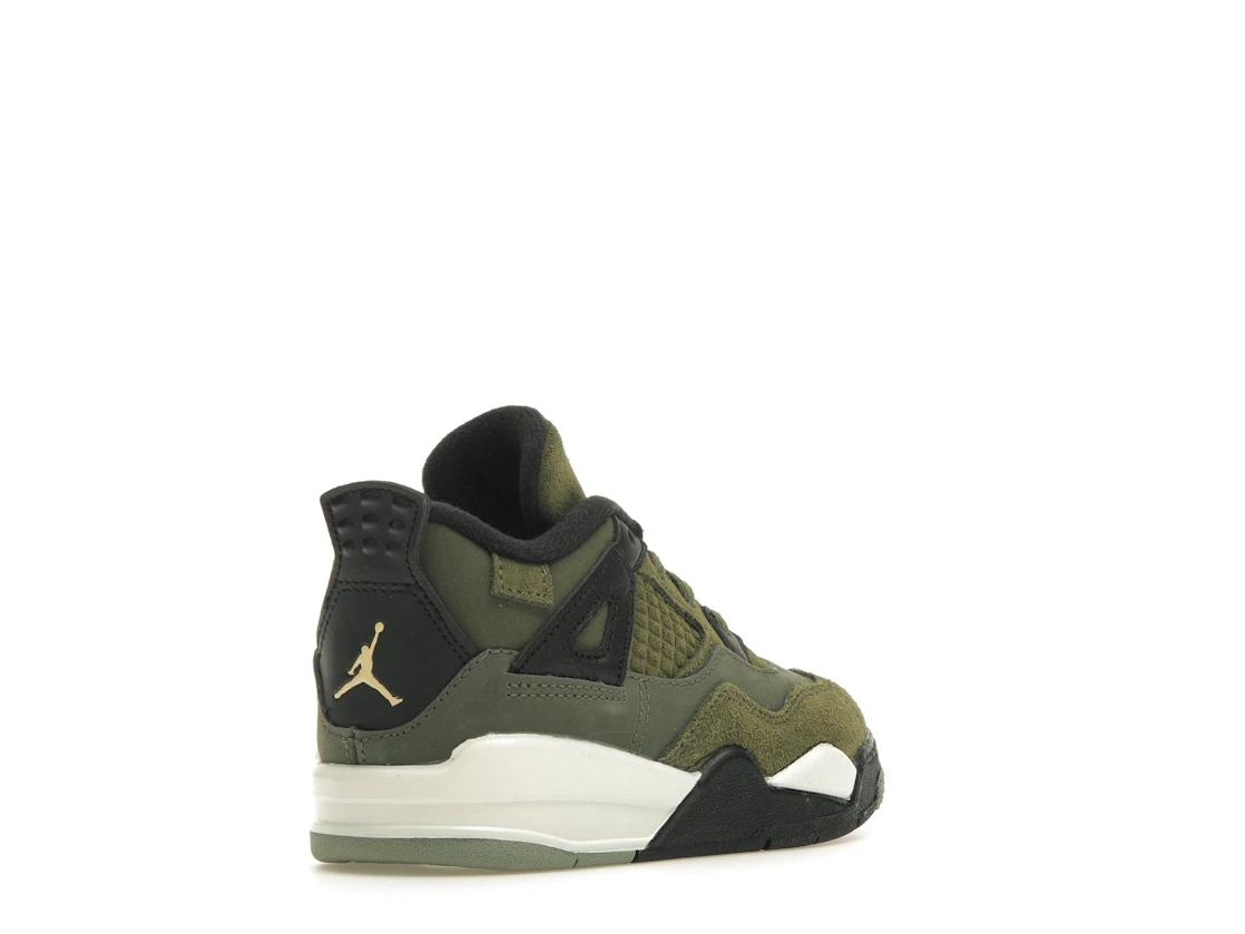 Vue 32 de Jordan 4 Retro SE Craft Medium Olive (TD)