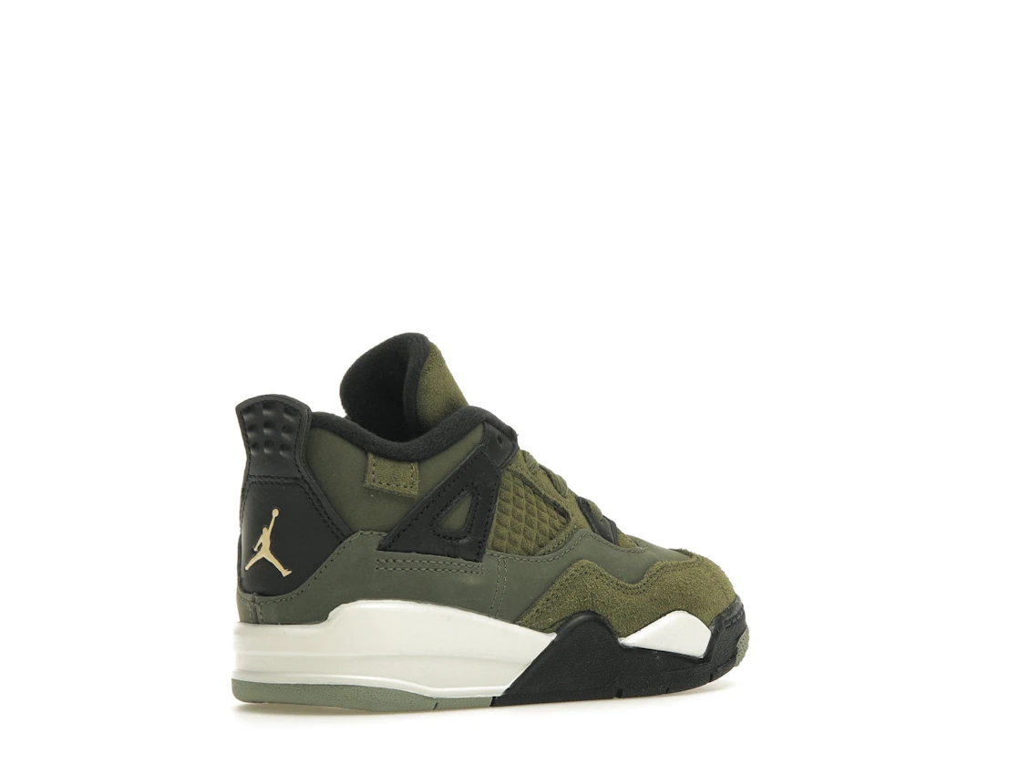 Vue 33 de Jordan 4 Retro SE Craft Medium Olive (TD)