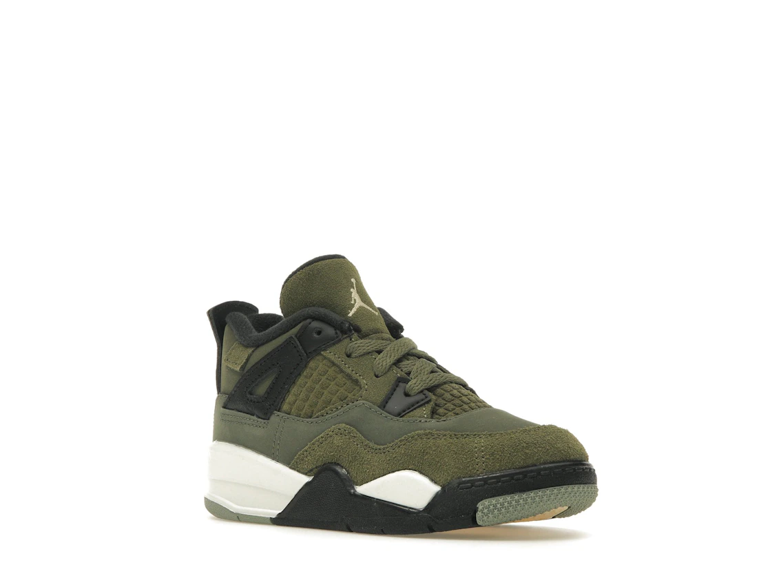 Vue 5 de Jordan 4 Retro SE Craft Medium Olive (TD)