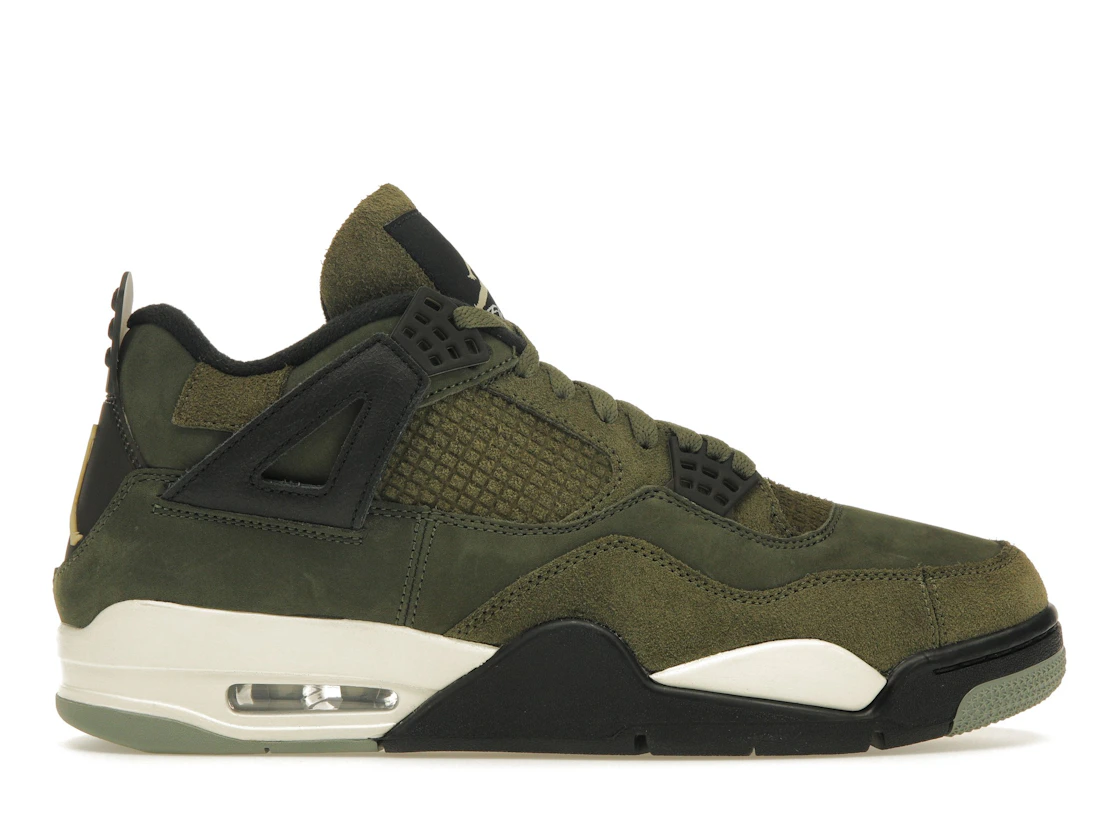 Vue 1 de Jordan 4 Retro SE Craft Medium Olive