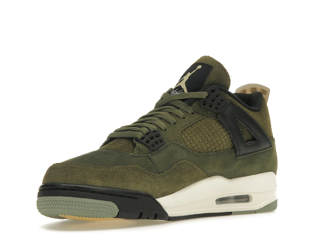 Vue 15 de Jordan 4 Retro SE Craft Medium Olive
