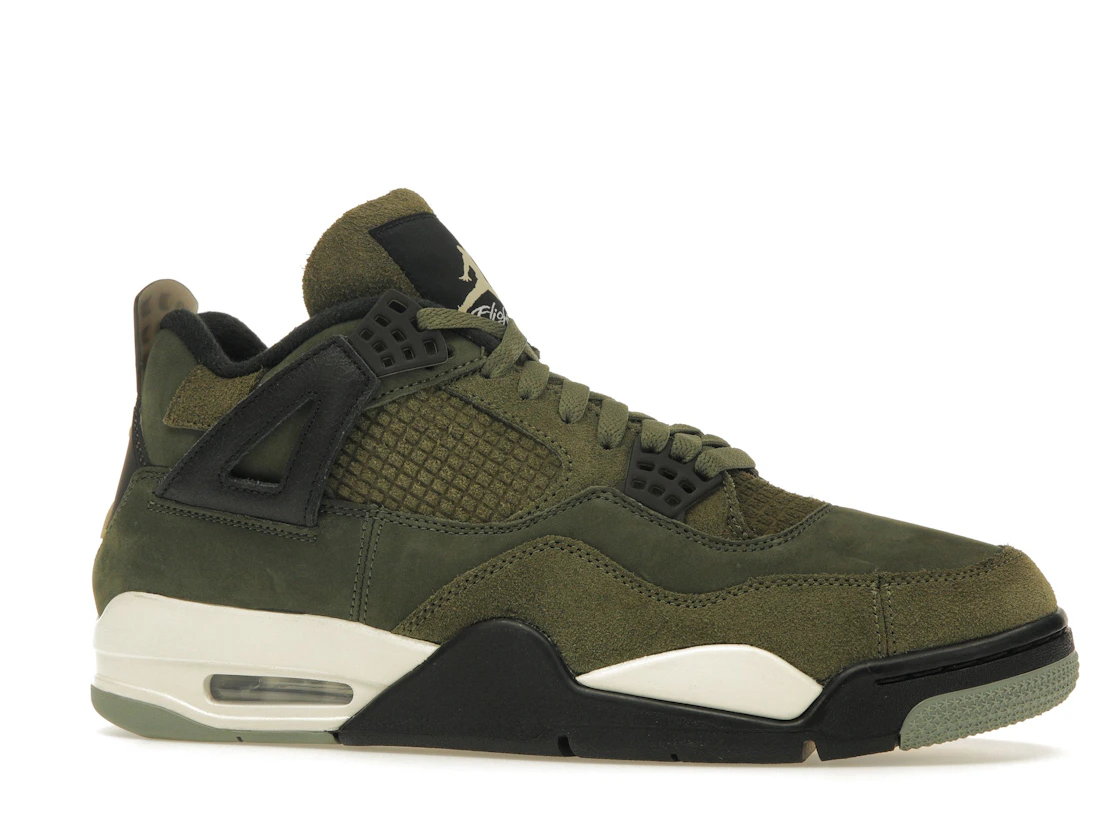 Vue 3 de Jordan 4 Retro SE Craft Medium Olive