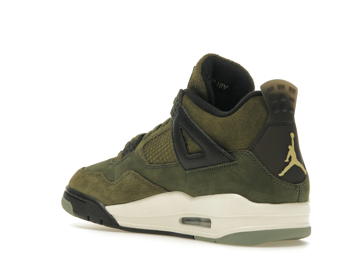 Vue 24 de Jordan 4 Retro SE Craft Medium Olive