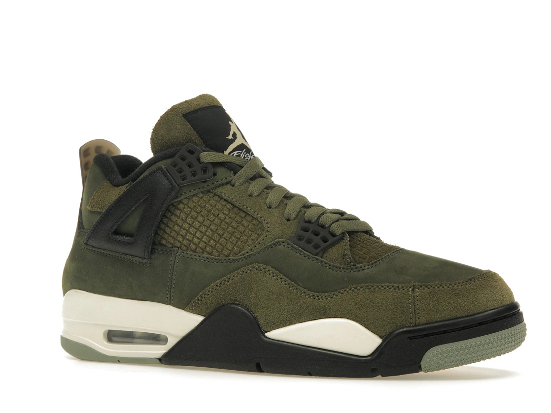 Vue 4 de Jordan 4 Retro SE Craft Medium Olive