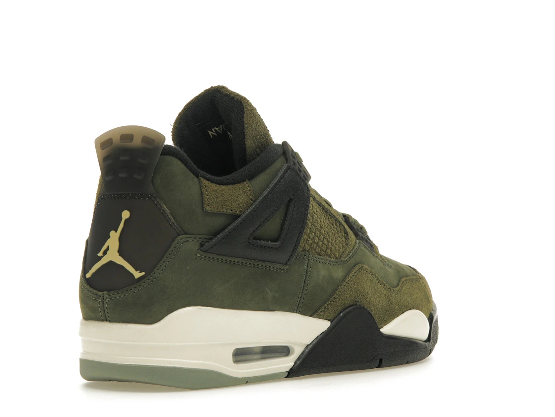 Vue 32 de Jordan 4 Retro SE Craft Medium Olive