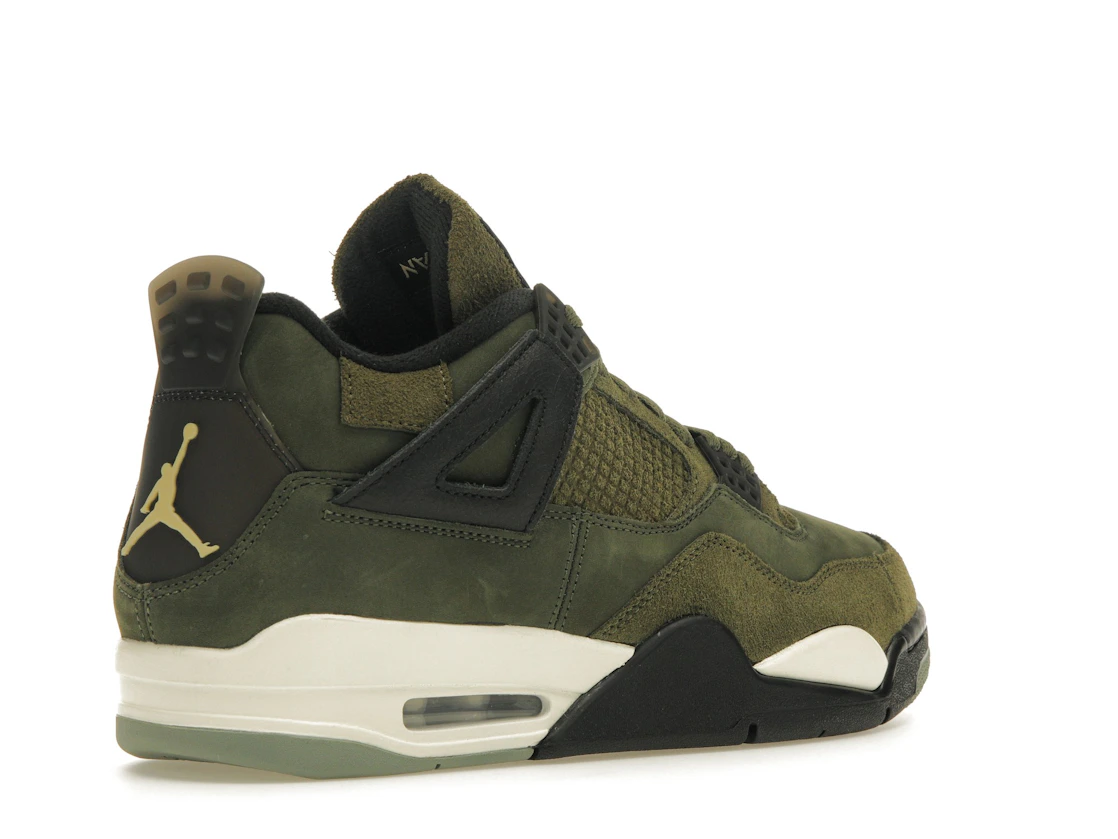 Vue 33 de Jordan 4 Retro SE Craft Medium Olive