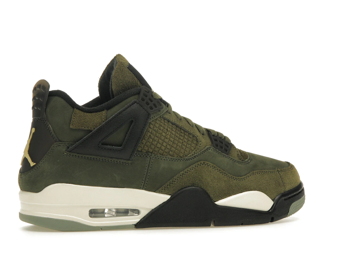 Vue 35 de Jordan 4 Retro SE Craft Medium Olive