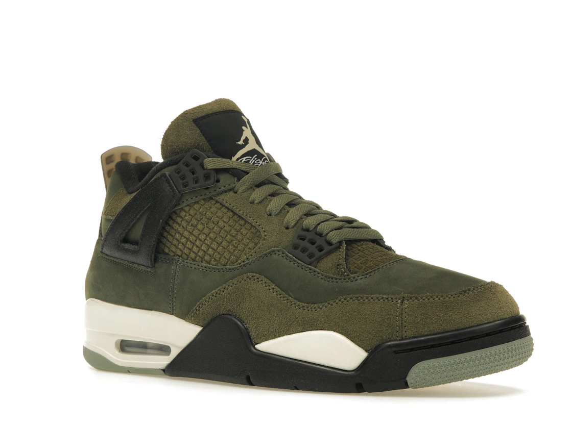 Vue 5 de Jordan 4 Retro SE Craft Medium Olive