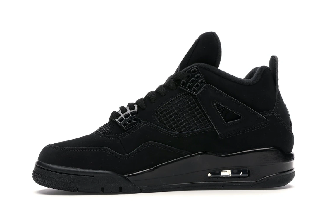 Vue 18 de Jordan 4 Retro Black Cat (2020)