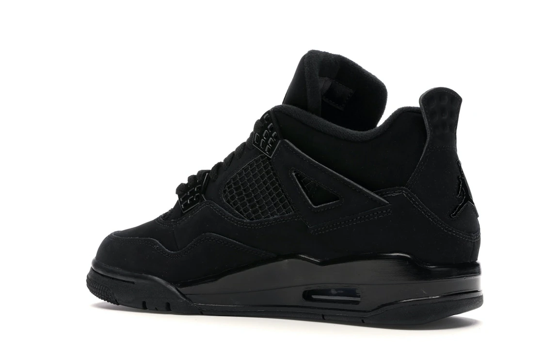 Vue 22 de Jordan 4 Retro Black Cat (2020)