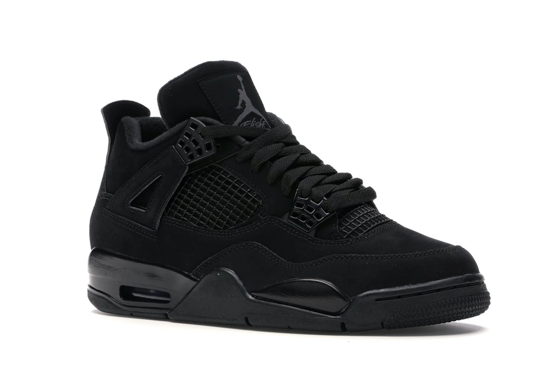 Vue 4 de Jordan 4 Retro Black Cat (2020)