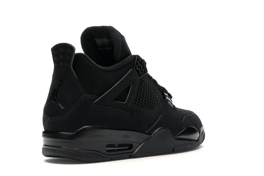 Vue 32 de Jordan 4 Retro Black Cat (2020)