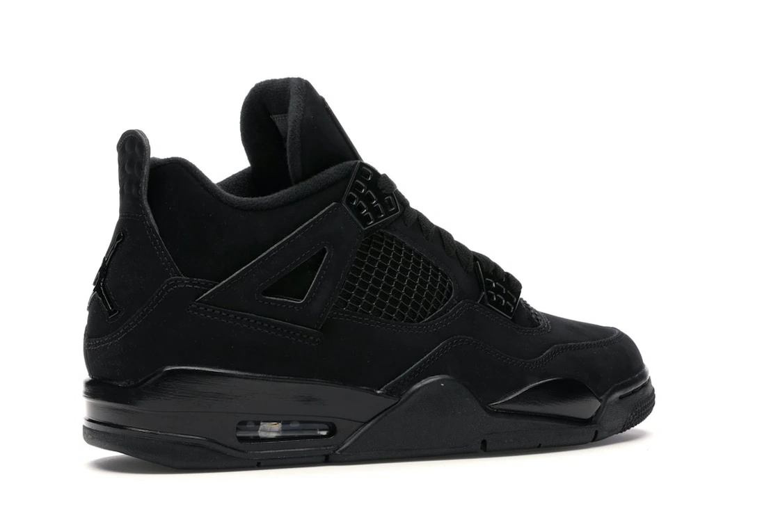 Vue 34 de Jordan 4 Retro Black Cat (2020)