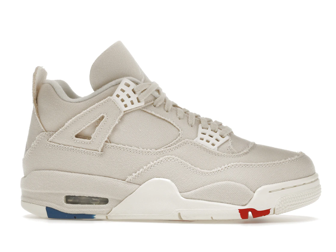 Vue 2 de Jordan 4 Retro Blank Canvas 