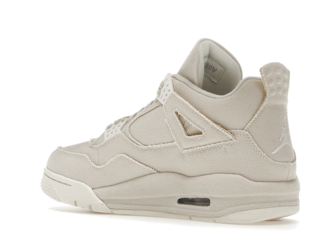 Vue 23 de Jordan 4 Retro Blank Canvas 