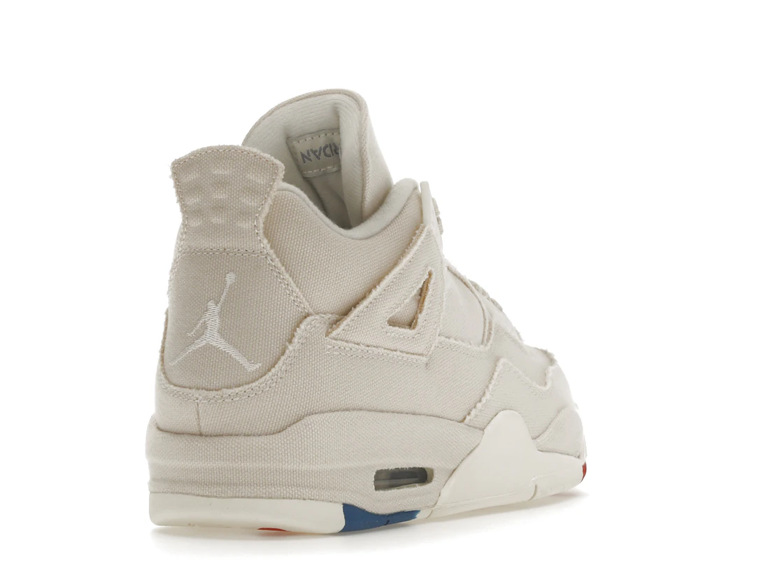 Vue 31 de Jordan 4 Retro Blank Canvas 