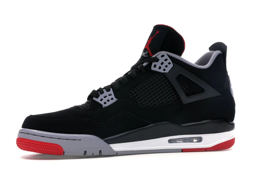 Vue 17 de Jordan 4 Retro Bred (2019)