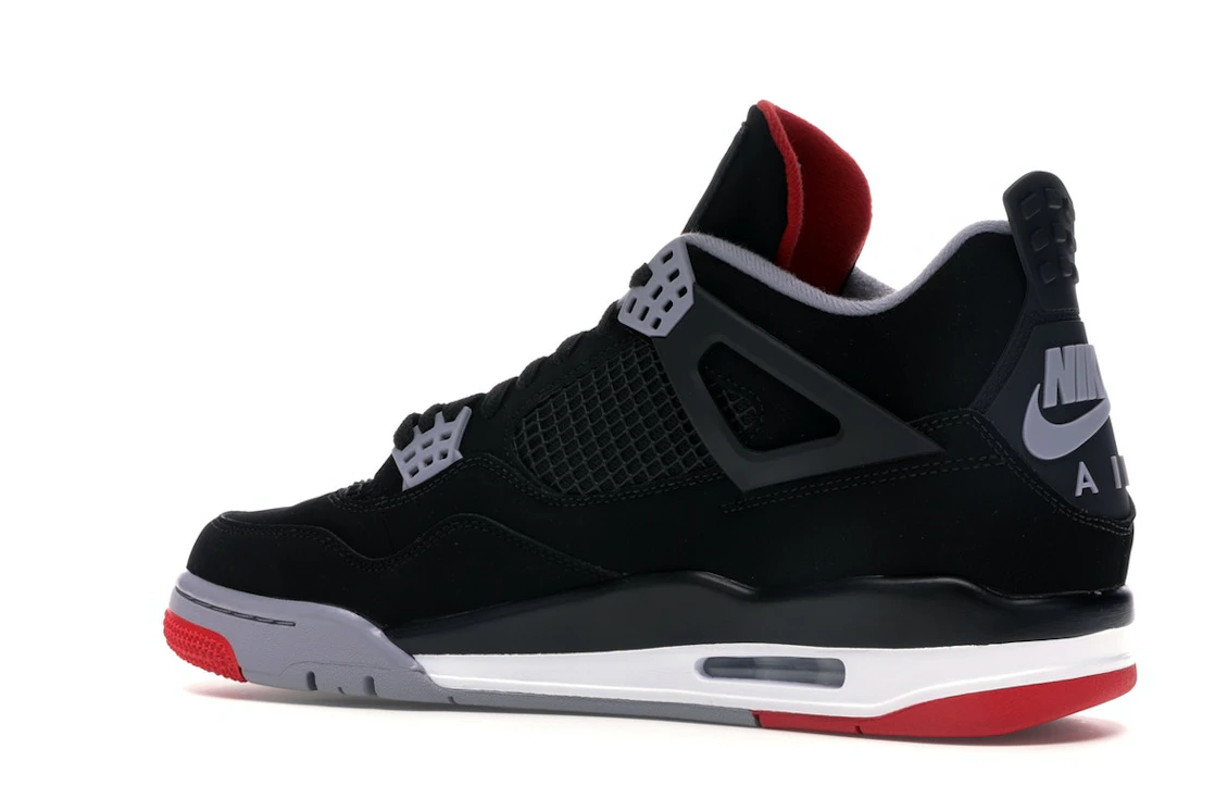 Vue 22 de Jordan 4 Retro Bred (2019)