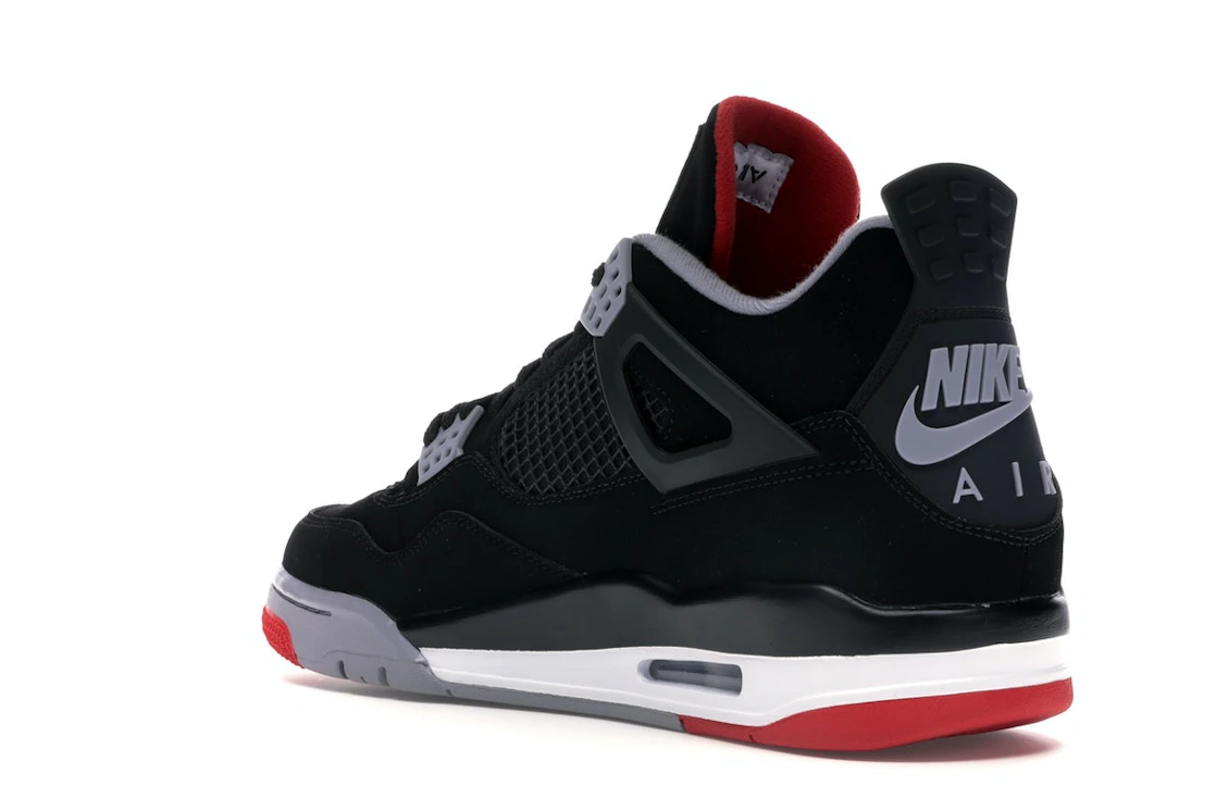 Vue 24 de Jordan 4 Retro Bred (2019)
