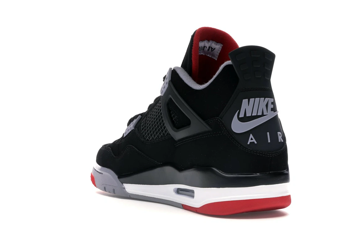 Vue 25 de Jordan 4 Retro Bred (2019)