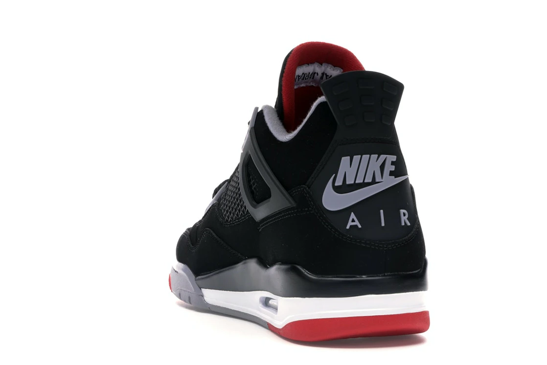 Vue 26 de Jordan 4 Retro Bred (2019)