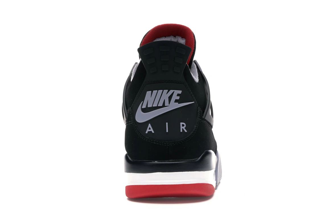 Vue 28 de Jordan 4 Retro Bred (2019)