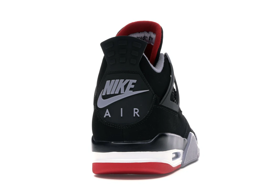 Vue 29 de Jordan 4 Retro Bred (2019)