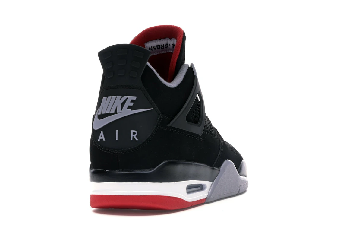 Vue 30 de Jordan 4 Retro Bred (2019)