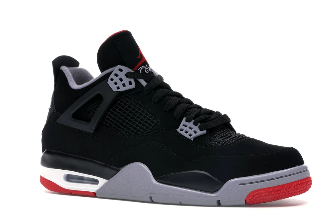 Vue 4 de Jordan 4 Retro Bred (2019)