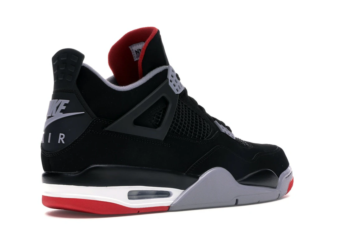 Vue 33 de Jordan 4 Retro Bred (2019)
