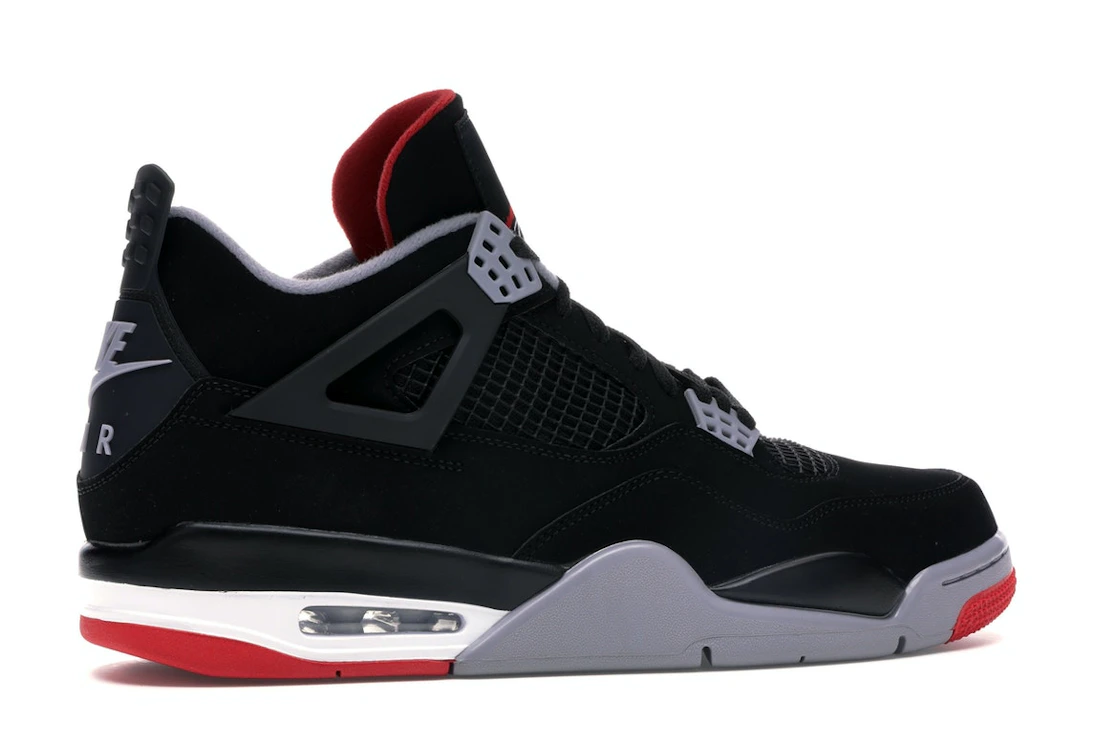Vue 35 de Jordan 4 Retro Bred (2019)