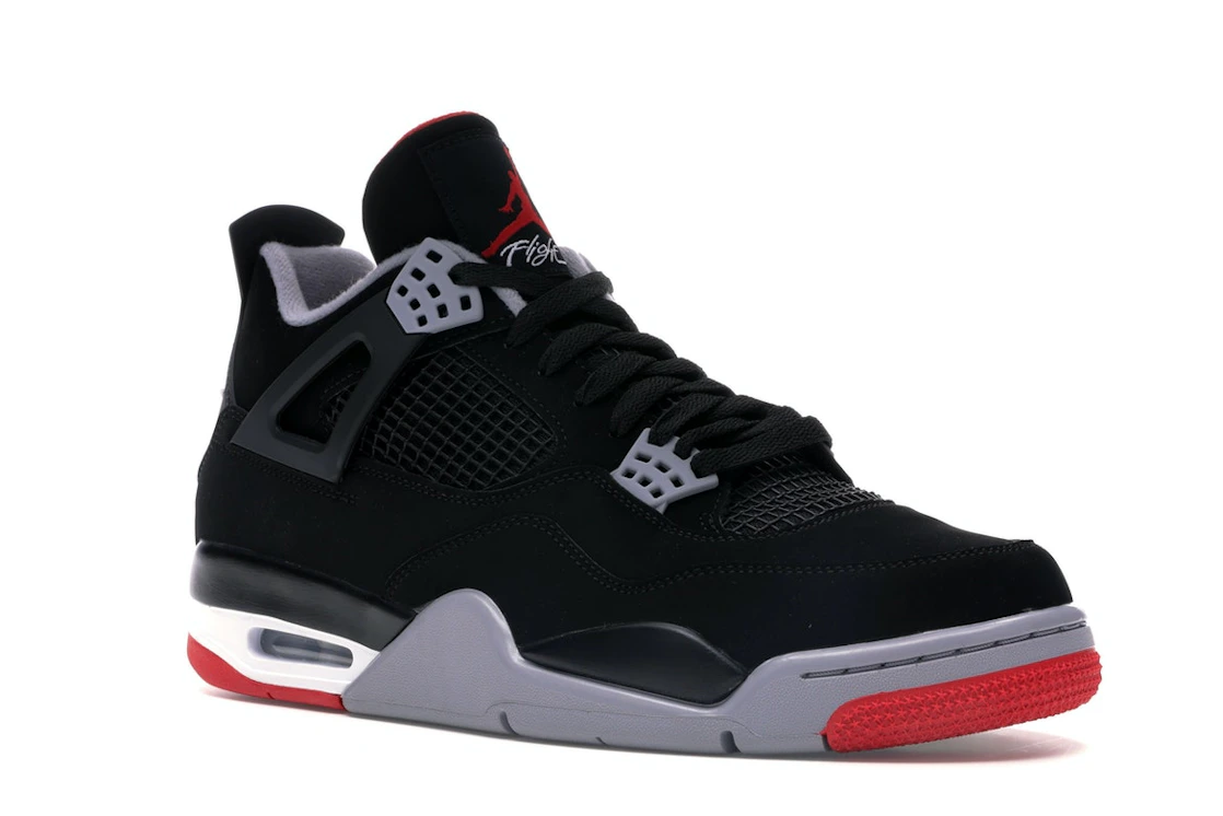Vue 5 de Jordan 4 Retro Bred (2019)
