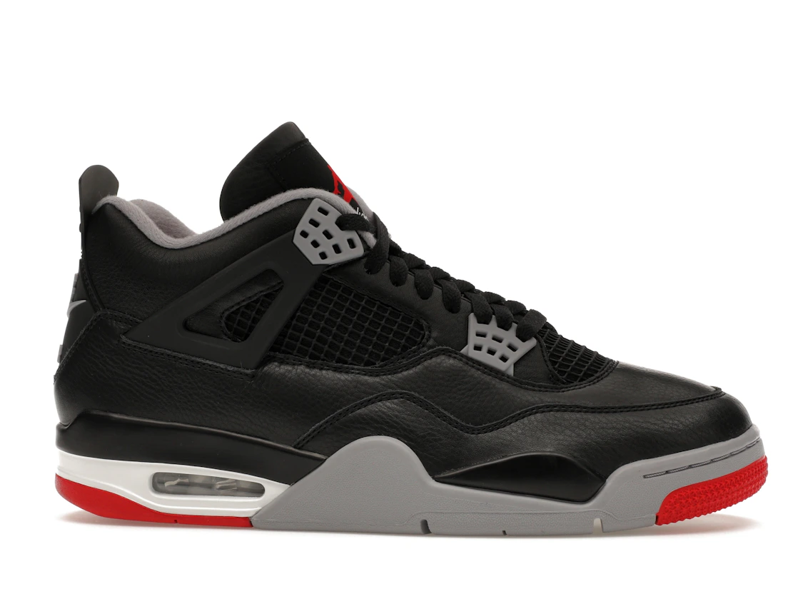 Vue 2 de Jordan 4 Retro Bred Reimagined