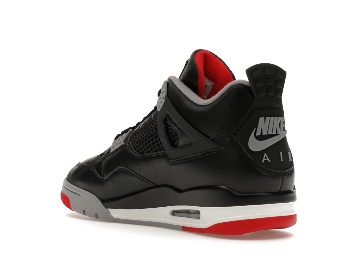 Vue 24 de Jordan 4 Retro Bred Reimagined
