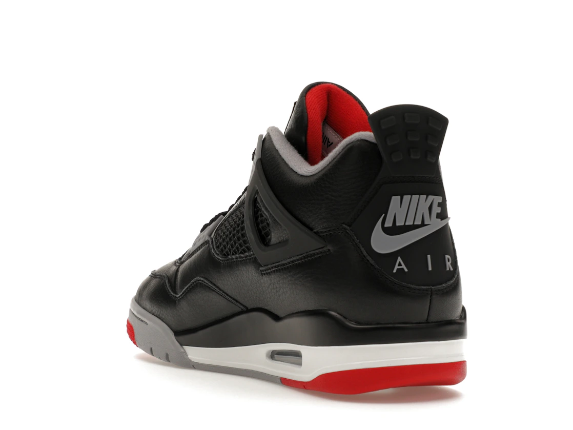Vue 25 de Jordan 4 Retro Bred Reimagined