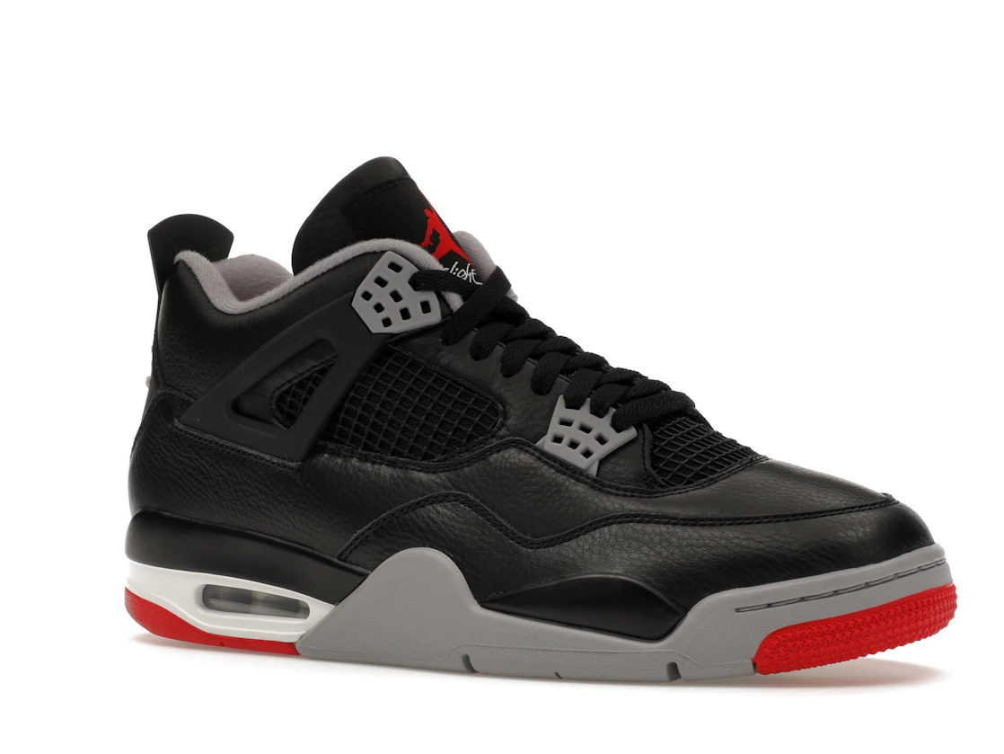 Vue 4 de Jordan 4 Retro Bred Reimagined