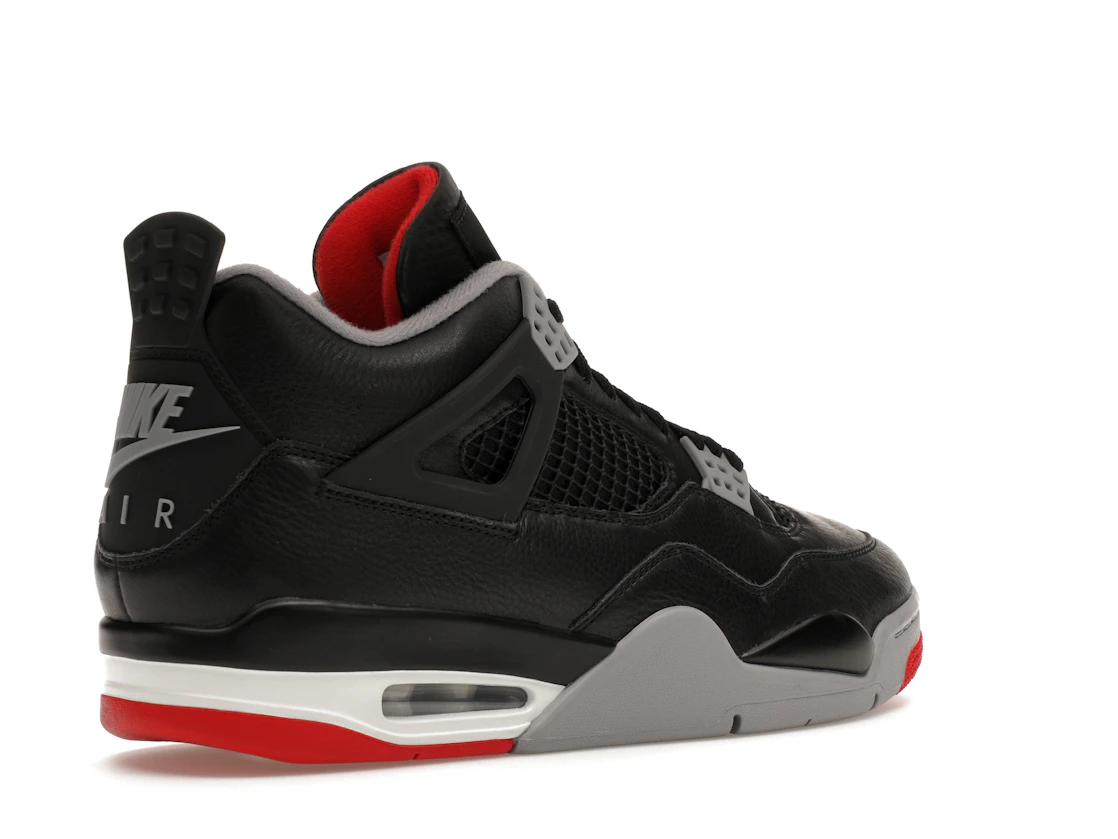 Vue 33 de Jordan 4 Retro Bred Reimagined